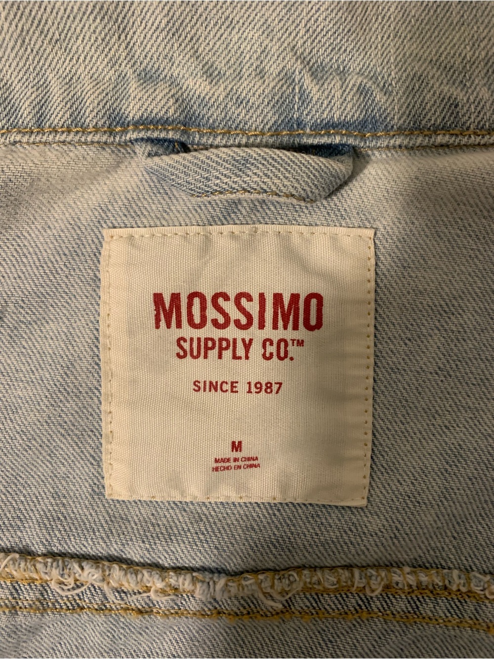 Woman’s Light Washed Jean Jacket - Picture 3 of 5
